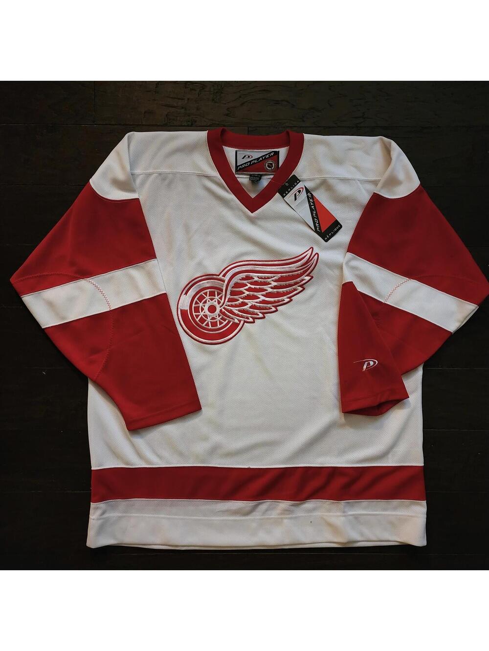 Detroit Red Wings PRO PLAYER Hockey Jersey XL NHL Tupac '90s